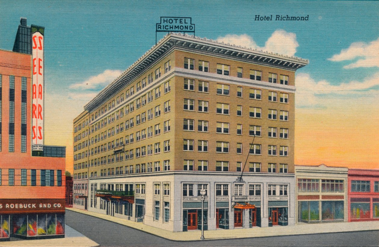 Hotel Richmond, Augusta, Georgia, 1943 tekijältä Unbekannt