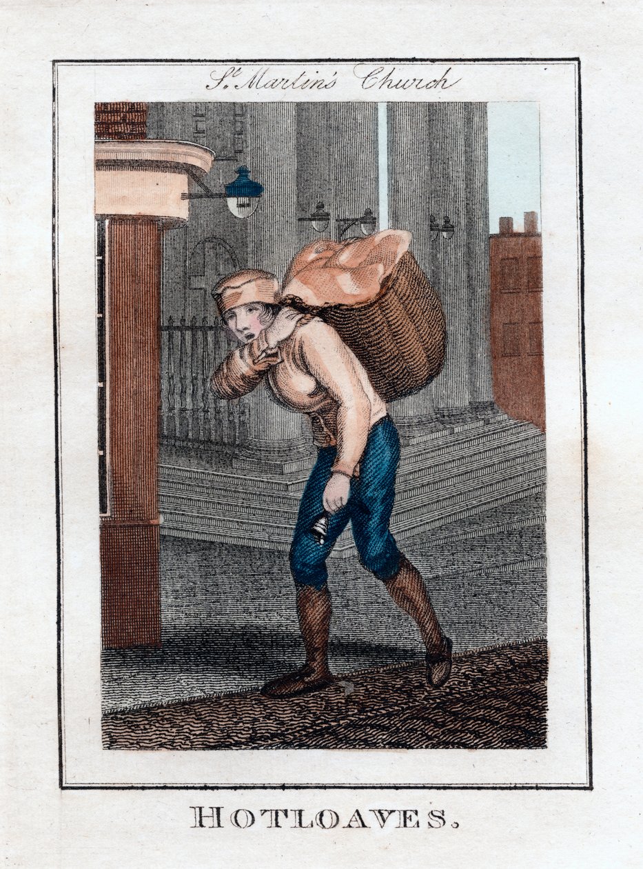 Hotloaves, St Martins Church, Lontoo, 1805 tekijältä Unbekannt