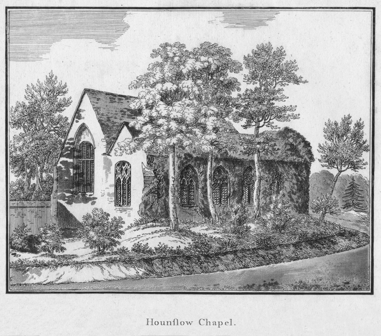 Hounslow Chapel, 1792 tekijältä Unbekannt