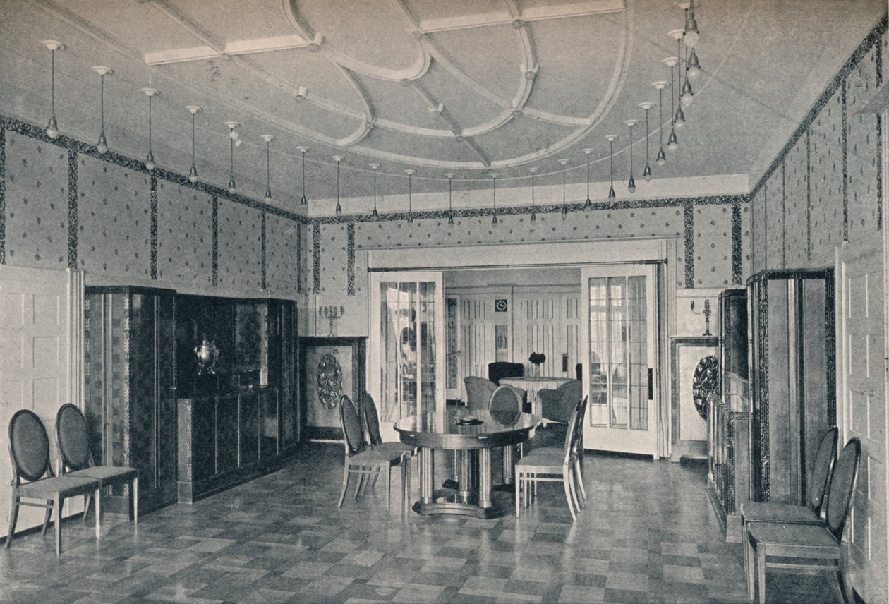 Talo lähellä Bielefeldia, ruokasali, 1912 tekijältä Unbekannt