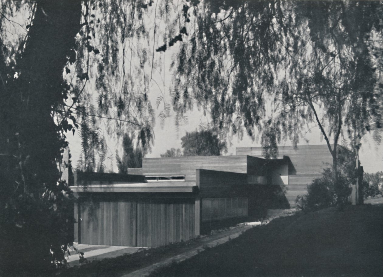 Talo Los Angelesissa, kirjoittanut Richard J Neutra. - Näkökulma tieltä, 1942 tekijältä Unbekannt