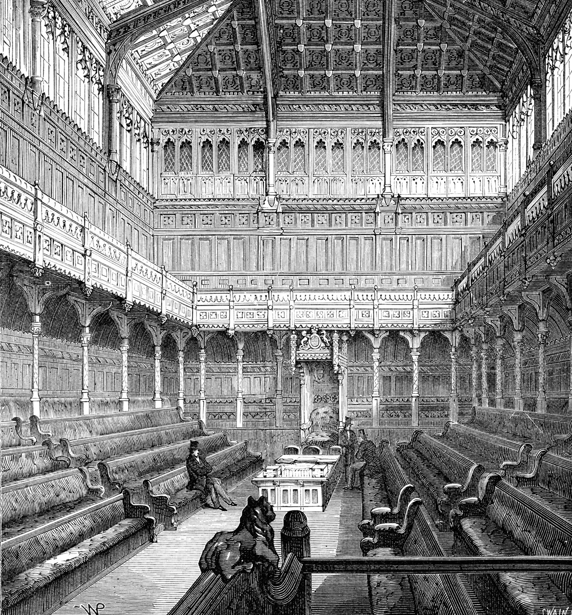 House of Commons, Westminster, Lontoo, 1900 tekijältä Unbekannt