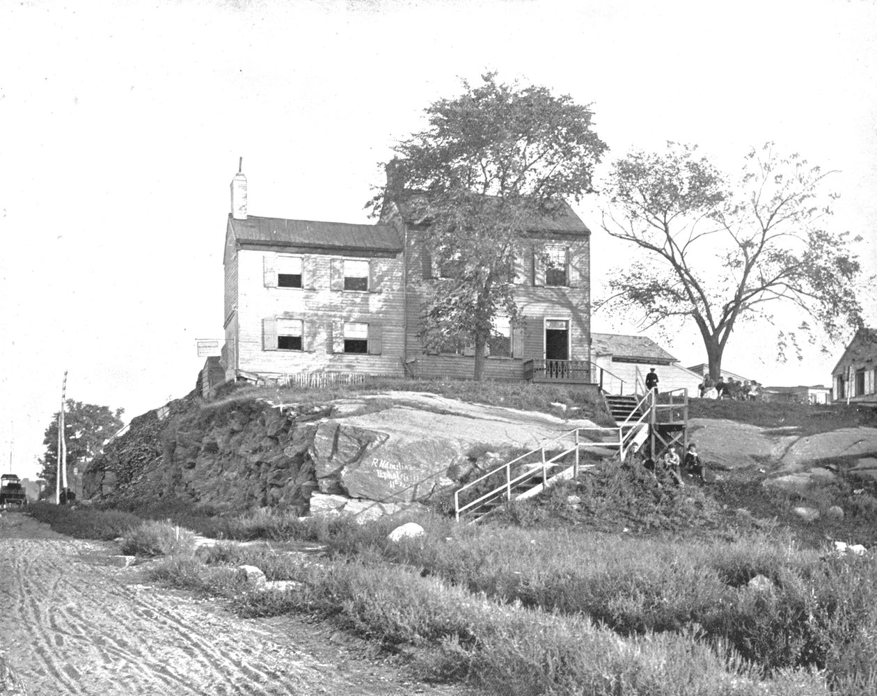 Edgar Allen Poen talo, Ravenswood, Long Island, New Yorkin osavaltio, Yhdysvallat, vuosi 1900. tekijältä Unbekannt