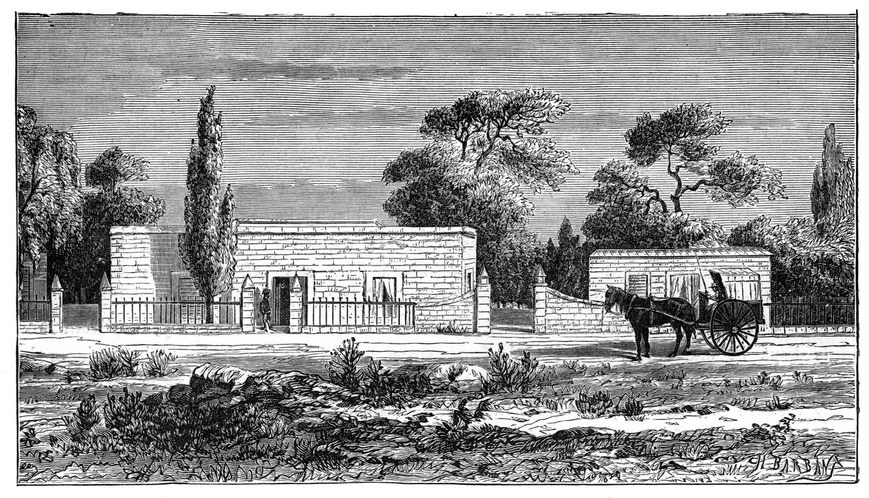 Rikkaan buurin talo, Etelä-Afrikka, 1890 tekijältä Unbekannt