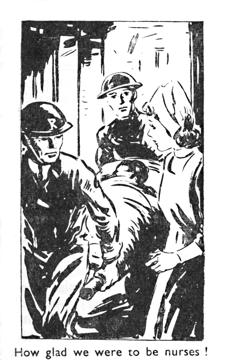 Kuinka iloisia olimmekaan olla sairaanhoitajia!, 1940 tekijältä Unbekannt