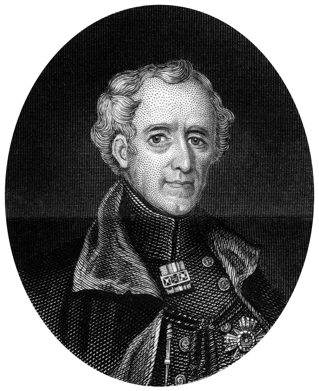 Hugh Gough 1779-169, 1. varakreivi Gough, 1779-1869, 1837 tekijältä Unbekannt