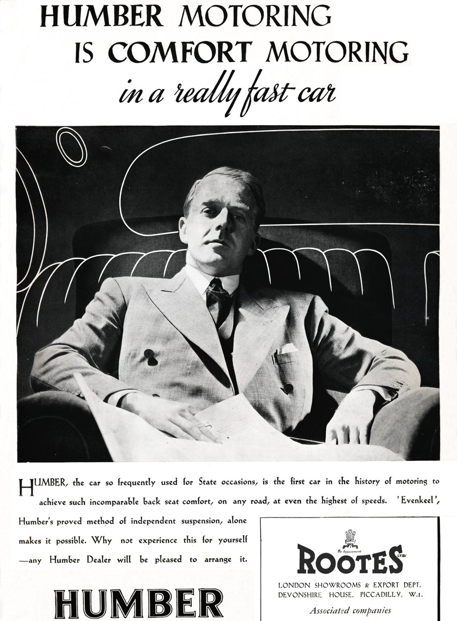 Humber Motoring on Comfort Motoring todella nopeassa autossa, 1937 tekijältä Unbekannt