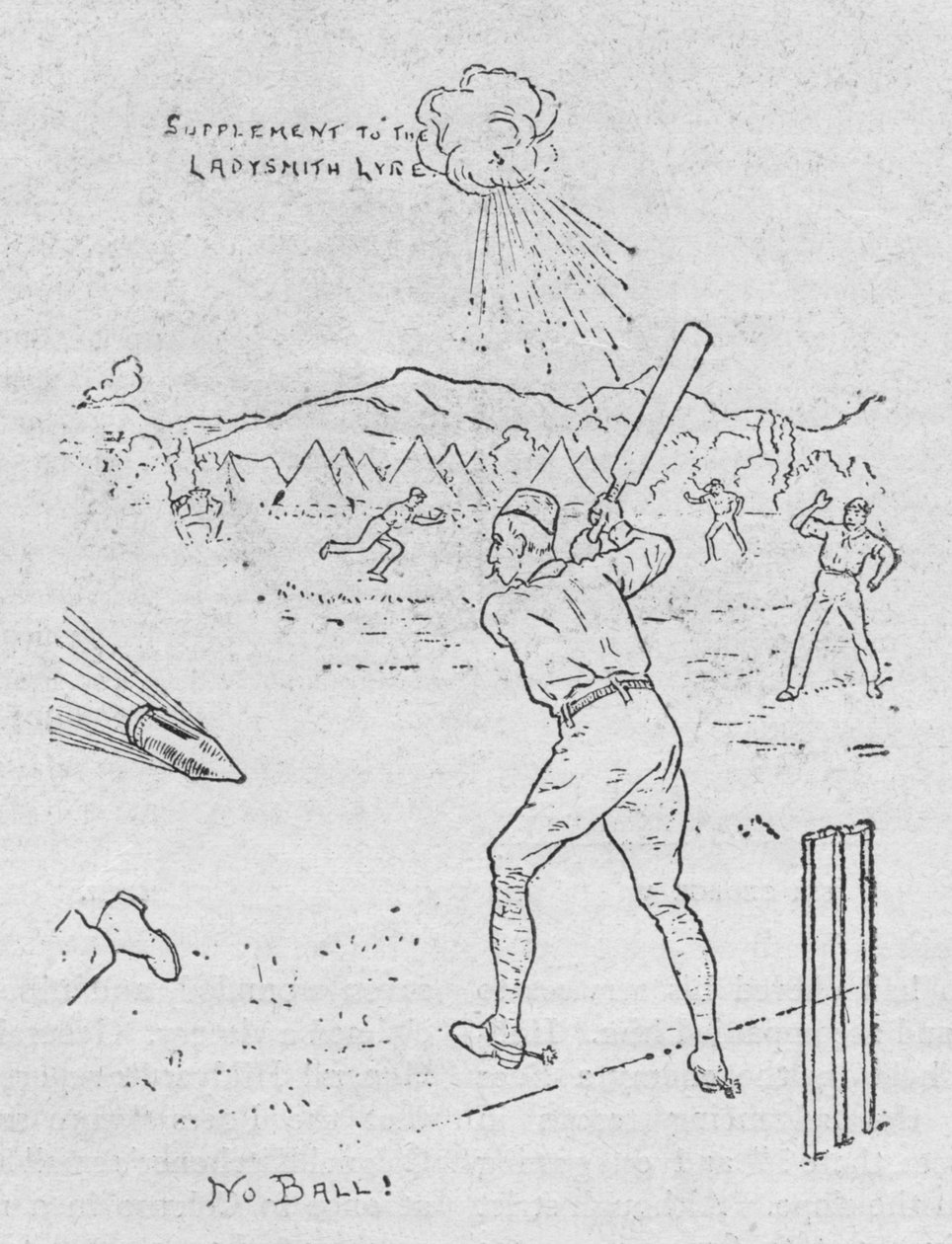 Huumoria piirityksestä, 1902 tekijältä Unbekannt
