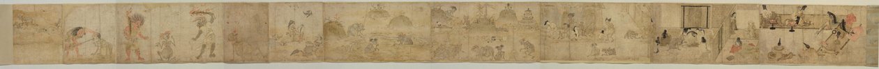 Hungry Ghosts Scroll, 1100-luku tekijältä Unbekannt