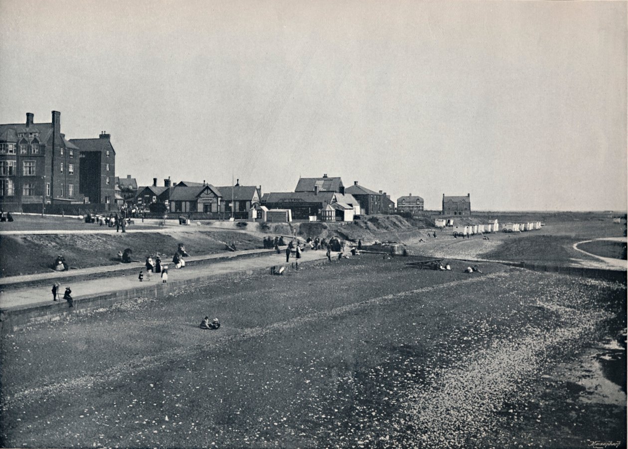 Hunstanton - Front ja ranta, 1895 tekijältä Unbekannt