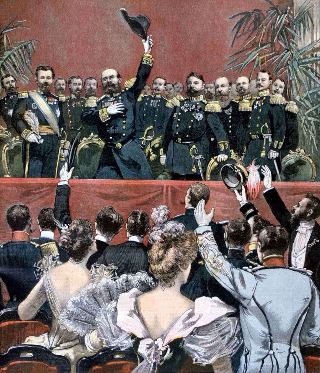 Hurraa! Ranskalaisille!, 1893 tekijältä Unbekannt