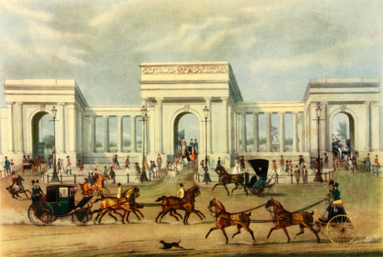 "Hyde Park Corner", 1800-luku, 1944. tekijältä Unbekannt