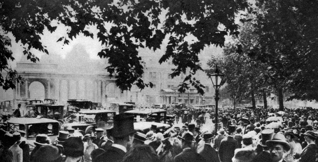Hyde Park hienona Ascot-sunnuntaina Lontoossa, 1926-1927 tekijältä Unbekannt