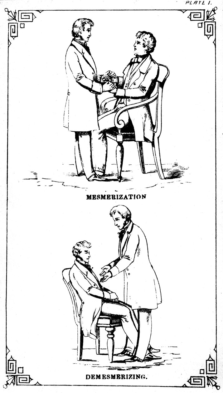 Hypnoosi, 1889 tekijältä Unbekannt