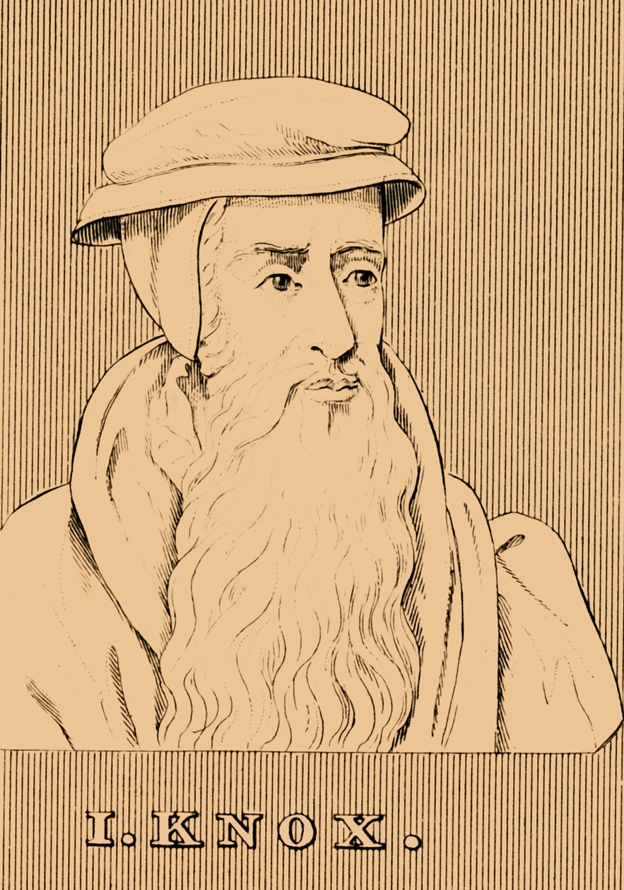 I. Knox, c1513-1572, 1830. tekijältä Unbekannt