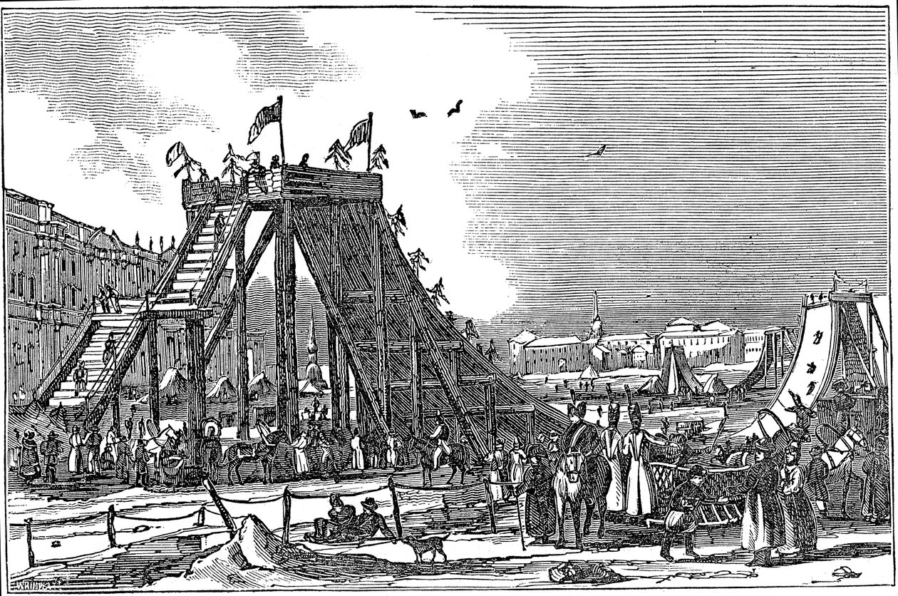 Ice Mountain, tekokelkkarata, Venäjä, 1833 tekijältä Unbekannt