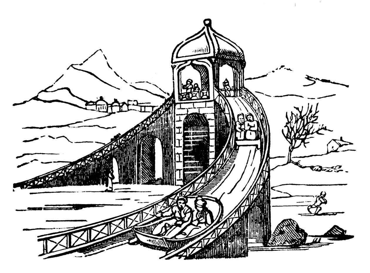 Ice Mountain, tekokelkkarata, Venäjä, 1836 tekijältä Unbekannt