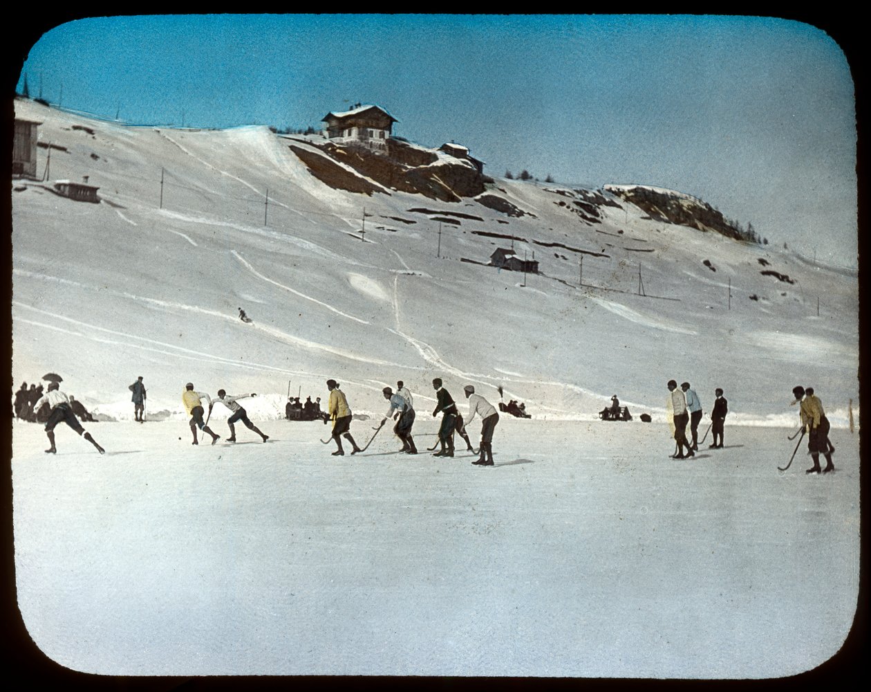 Jääkiekko, St Moritz, Sveitsi tekijältä Unbekannt