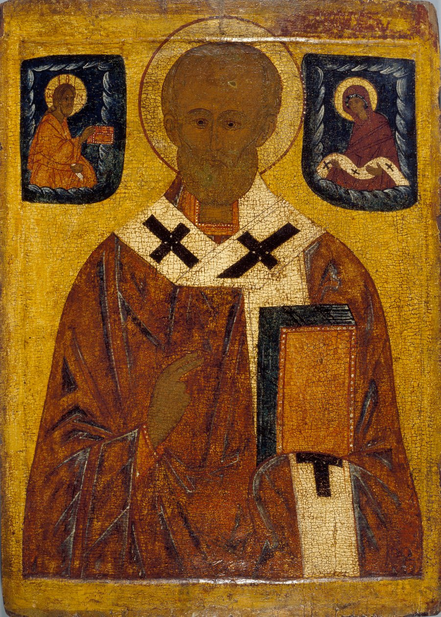 Pyhän Nikolauksen ikoni, 1401-1600 1401-1600 tekijältä Unbekannt
