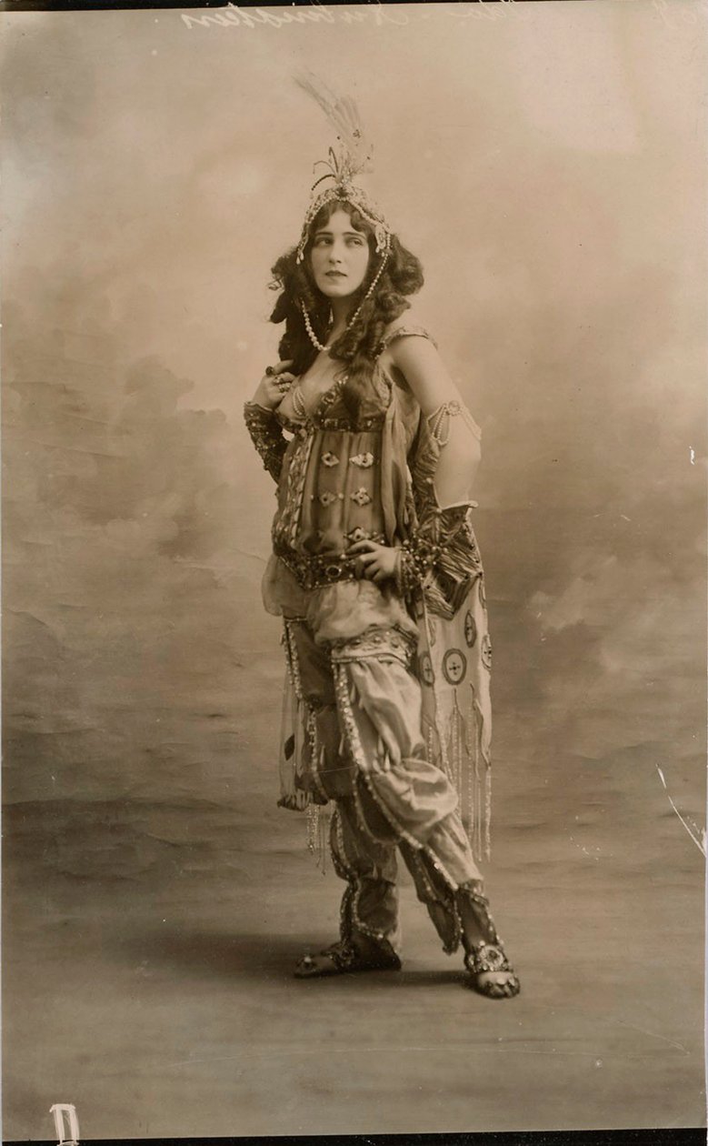 Ida Rubinstein, venäläinen balerina, 1910 tekijältä Unbekannt