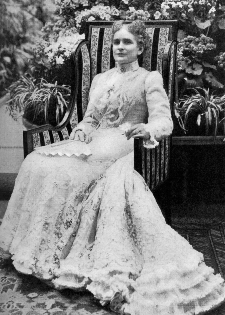 Ida Saxton McKinley, Yhdysvaltain presidentin William McKinleyn vaimo, s. 1900, 1908 tekijältä Unbekannt