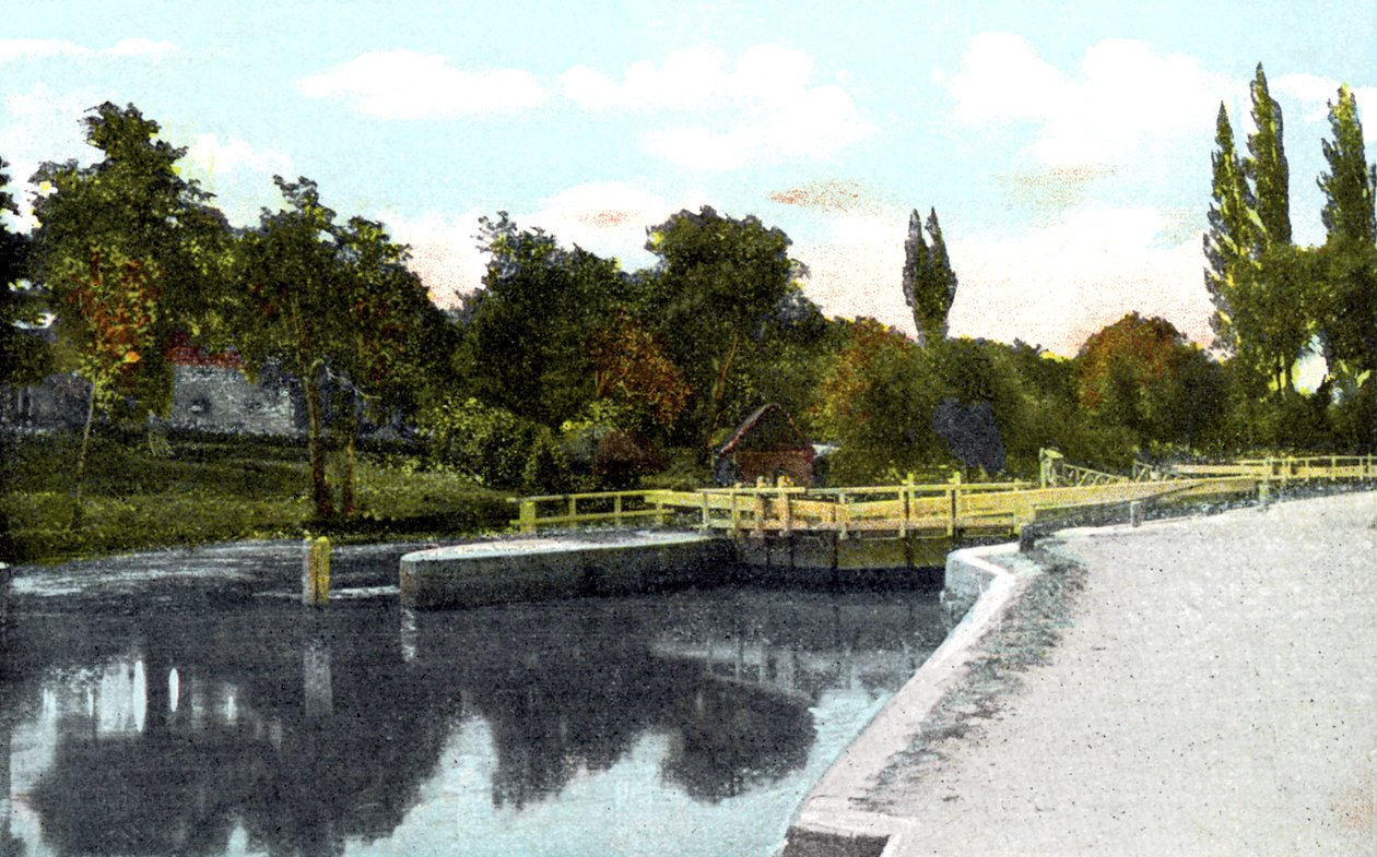 Iffley Lock, 1900-luku tekijältä Unbekannt