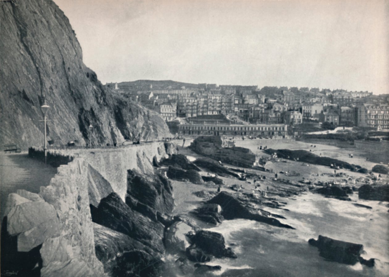 Ilfracombe - Yleinen näkymä, näytetään Capstone Parade, 1895 tekijältä Unbekannt