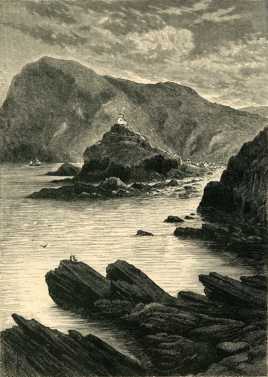 Ilfracombe - Näkymä kallioilta Capstonen juurella, 1898. tekijältä Unbekannt