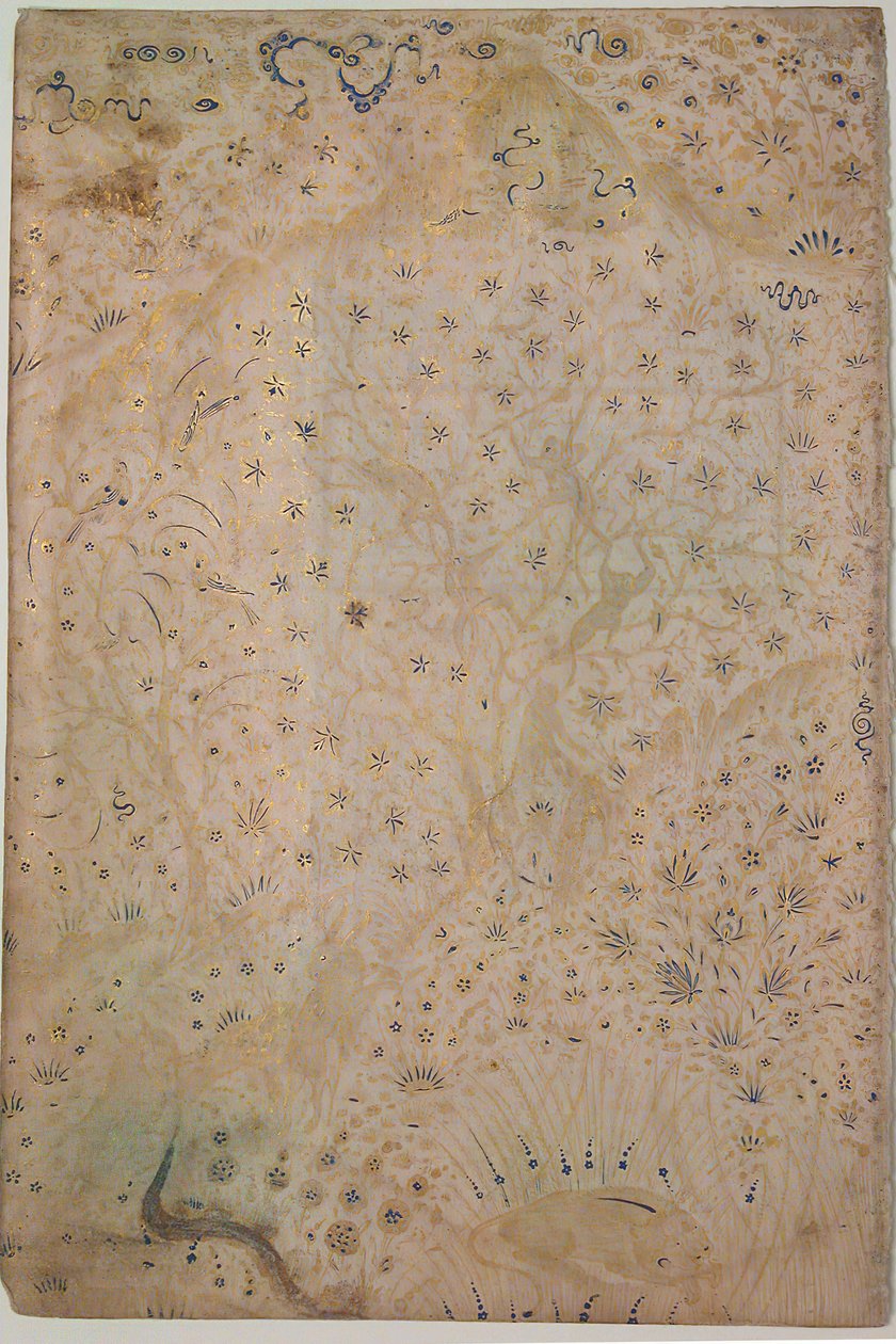 Illuminated Leaf, Iran, 1500-luku. tekijältä Unbekannt
