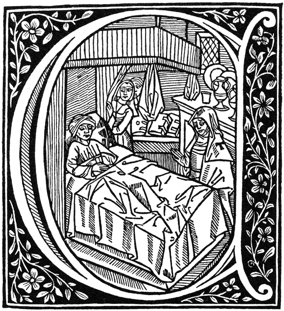 Kuvitus Boethiuksesta, Filosofian lohdutus, 1498 1964 tekijältä Unbekannt