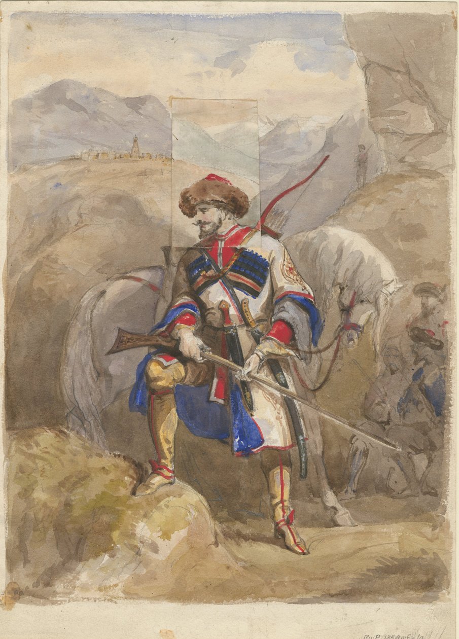 Imaami Shamil 1797-1871, 1854 tekijältä Unbekannt