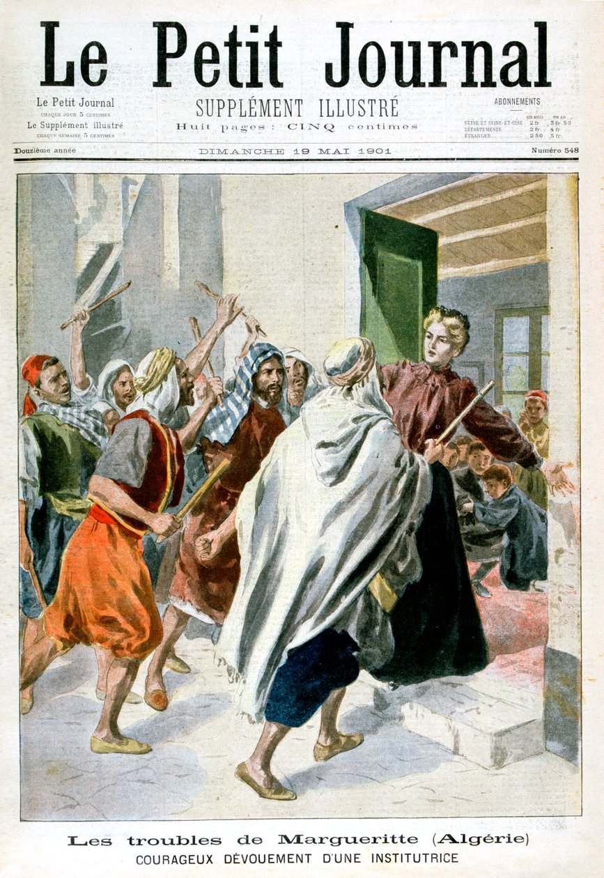 Algeriassa Margaret pulassa, 1901 tekijältä Unbekannt