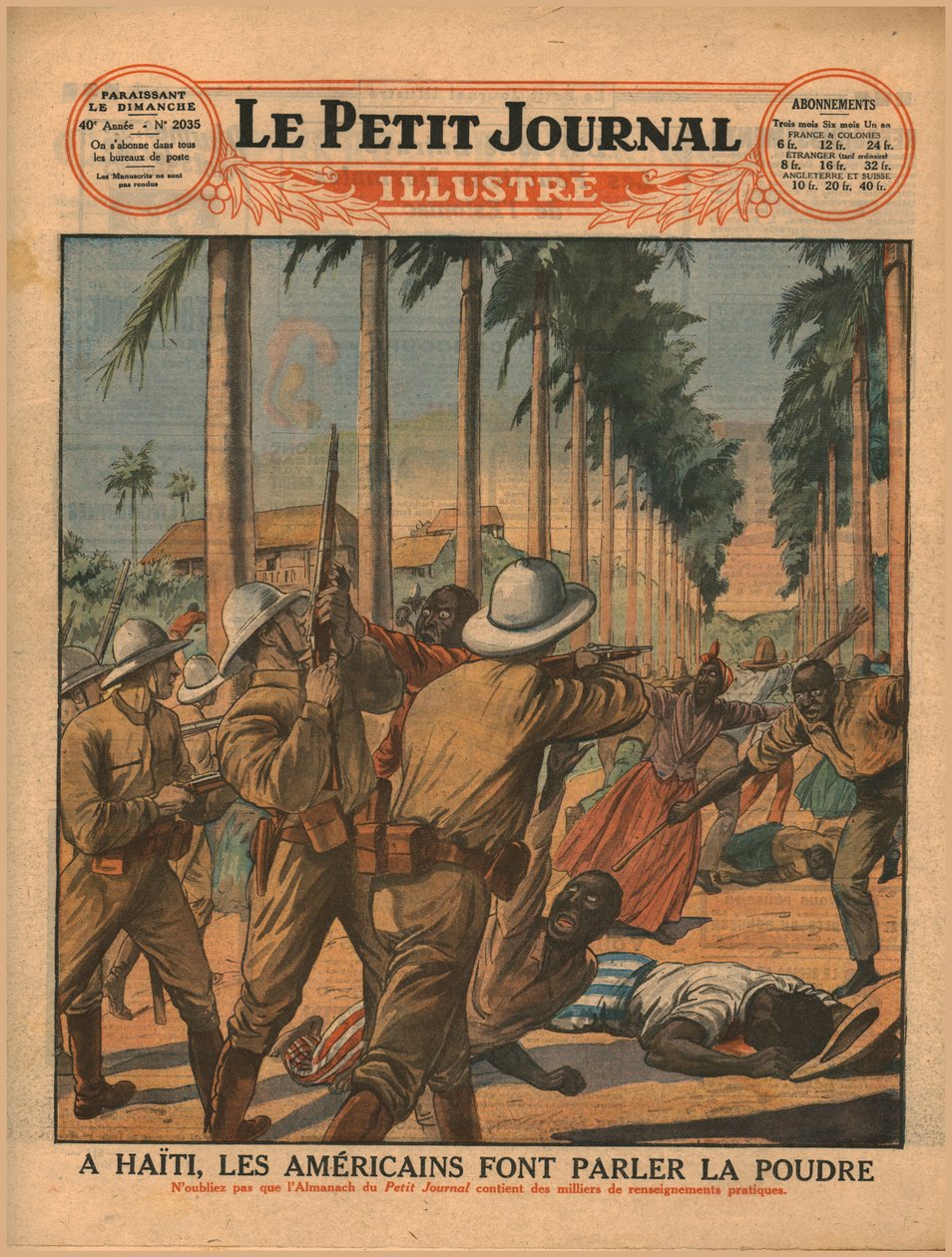 Haitissa amerikkalaiset antoivat ruudin puhua, 1929. tekijältä Unbekannt