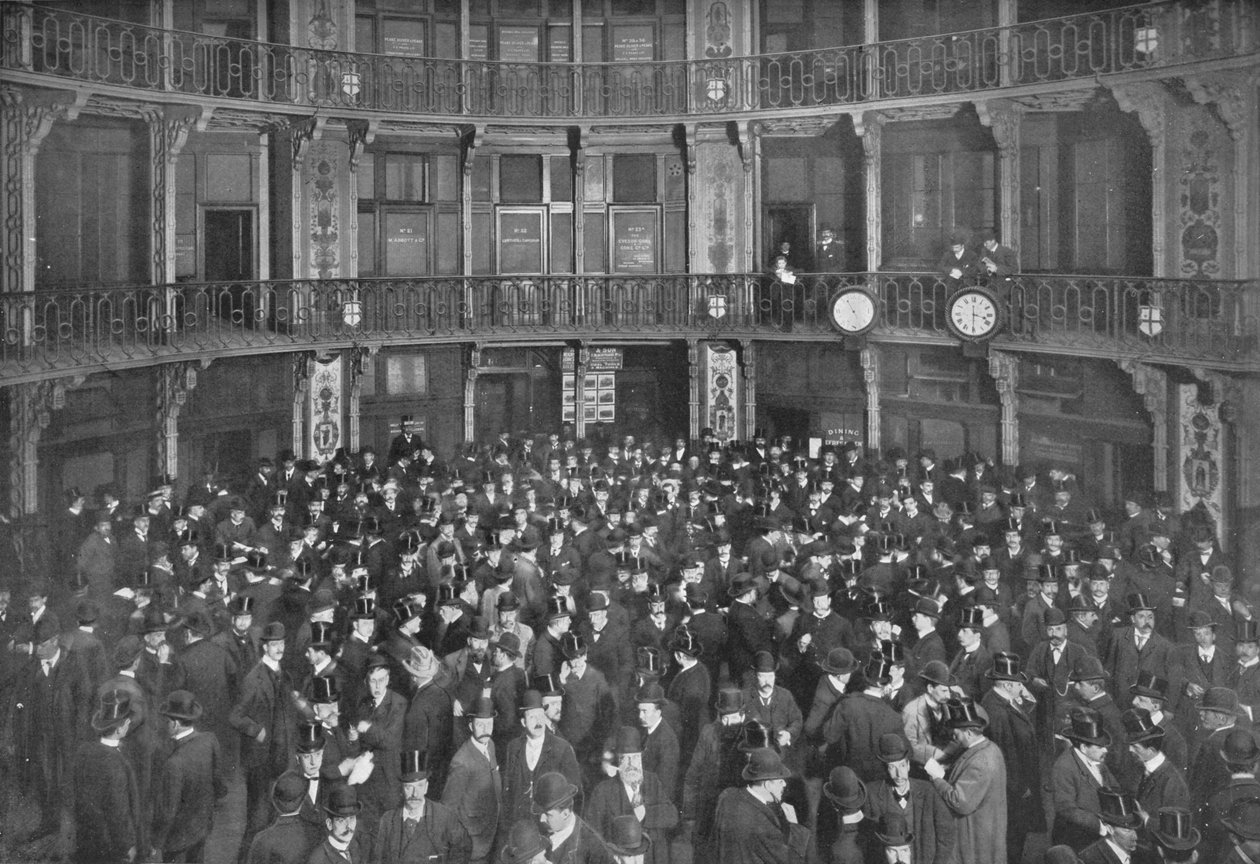 Hiilipörssissä Lontoon Cityssä, n. 1903 1903 tekijältä Unbekannt