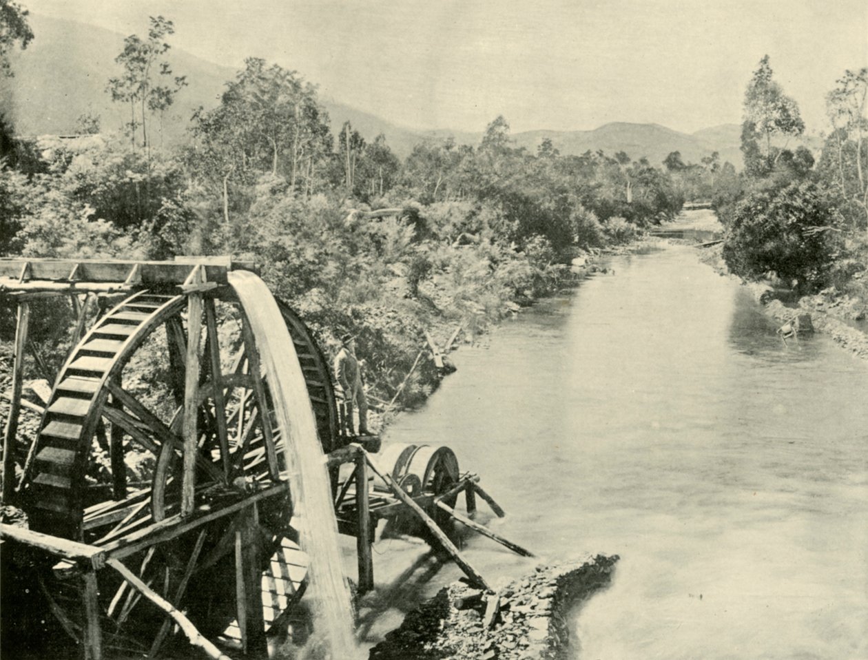 In the Ovens River, Germantown, 1901. tekijältä Unbekannt