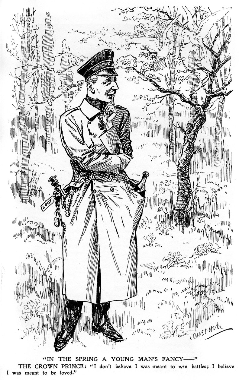Keväällä a Young Mans Fancy..., Ensimmäinen maailmansota, 1920 tekijältä Unbekannt