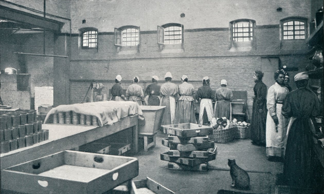 Hollowayn vankilan keittiössä Lontoossa, 1901 1901 tekijältä Unbekannt