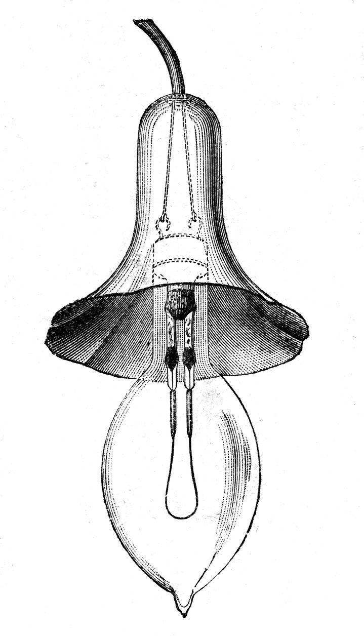 Hehkulamppu, hehkulamppu, Lane-Fox, 1883. tekijältä Unbekannt