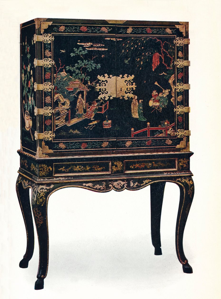 Viiloitettu lakattu kaappi, c1680, 1910. tekijältä Unbekannt