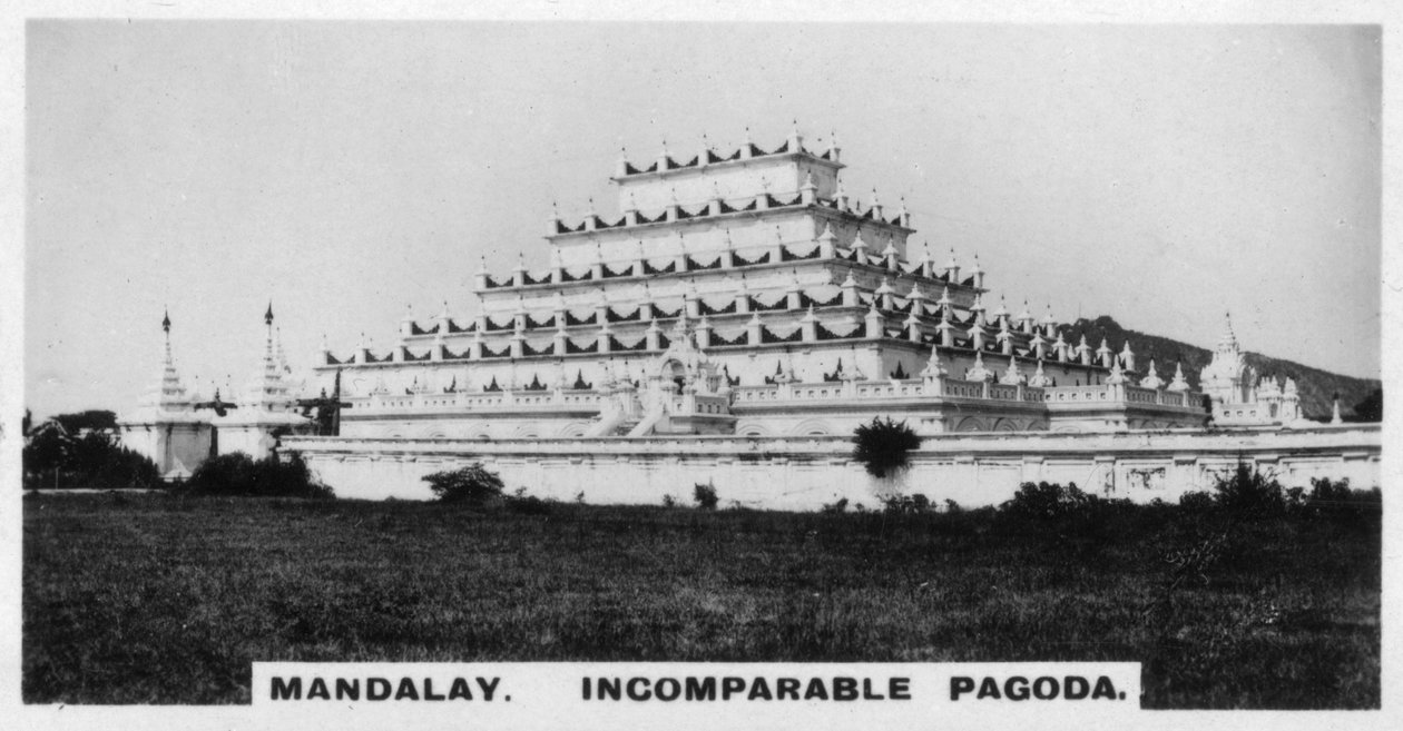 Verraton pagodi, Mandalay, Burma, vuodelta 1925 tekijältä Unbekannt