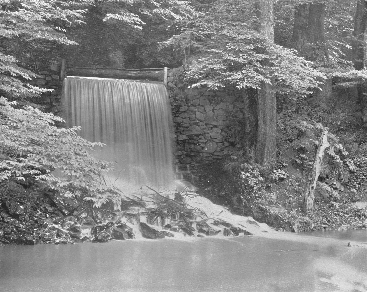 Independence Falls, Darby Creekissä, lähellä Philadelphiaa, USA, 1900. tekijältä Unbekannt
