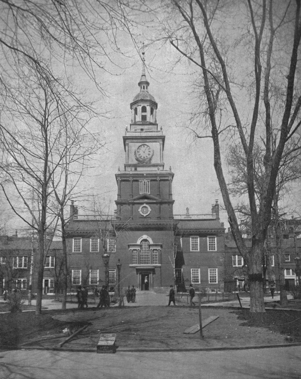 Independence Hall, Philadelphia, USA, 1900. tekijältä Unbekannt