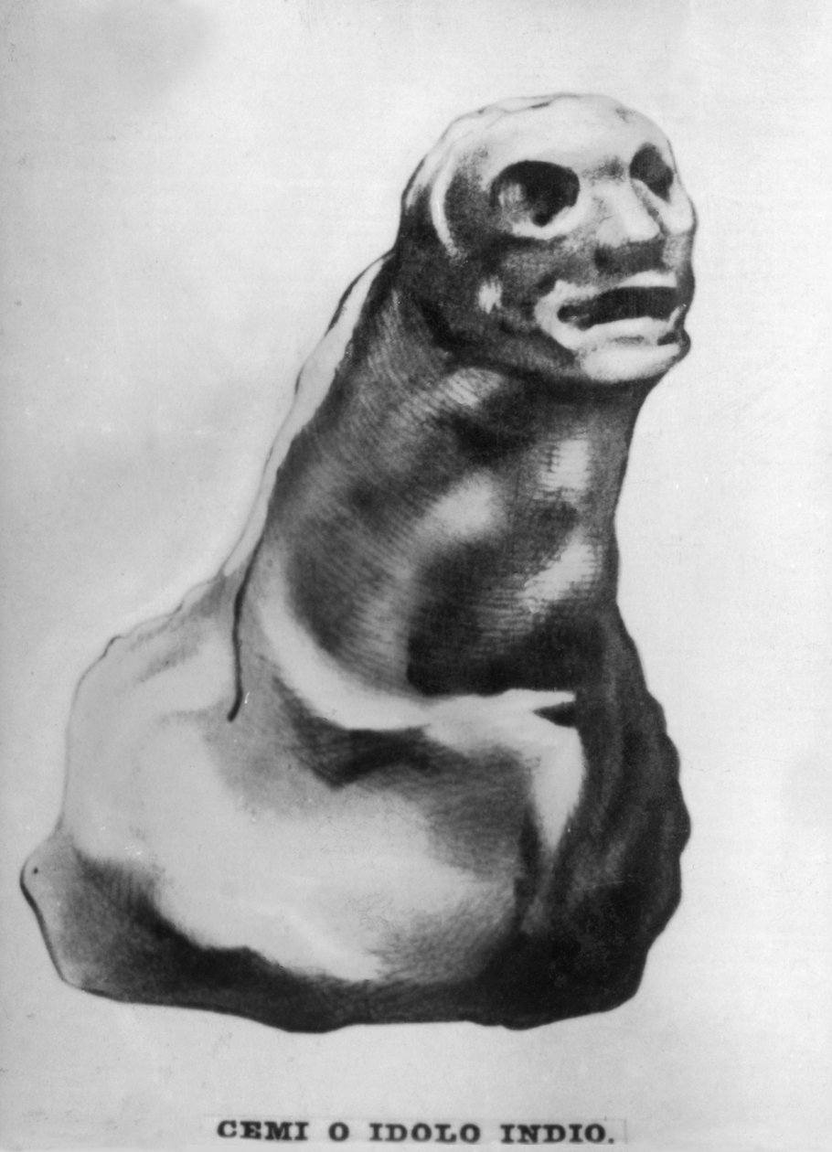 Intialainen jumala tai Cemi, 1920-luku tekijältä Unbekannt