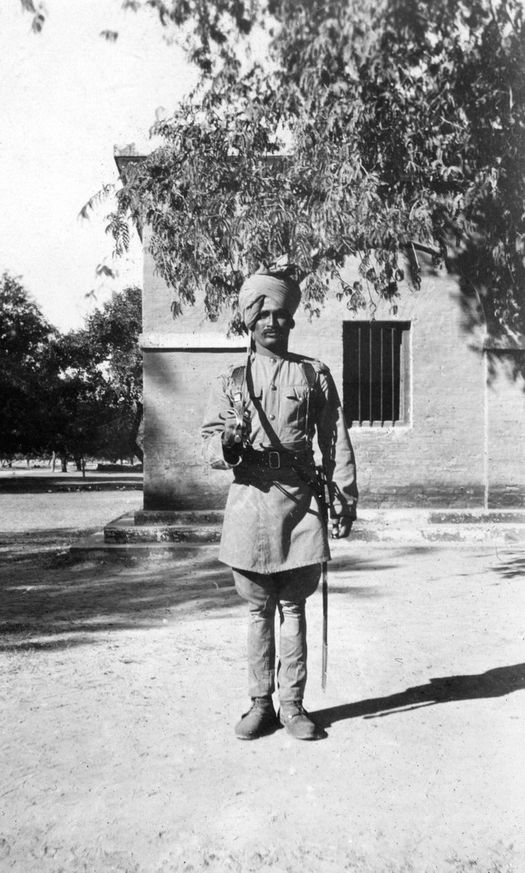 Intialainen lancer, Mathura, Intia, 1916-1917 tekijältä Unbekannt