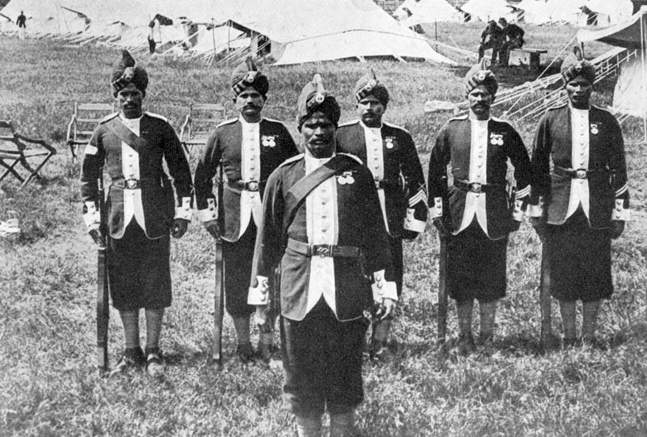 Intian joukot rintamalla, ensimmäinen maailmansota, 1914-1918, c1920 tekijältä Unbekannt