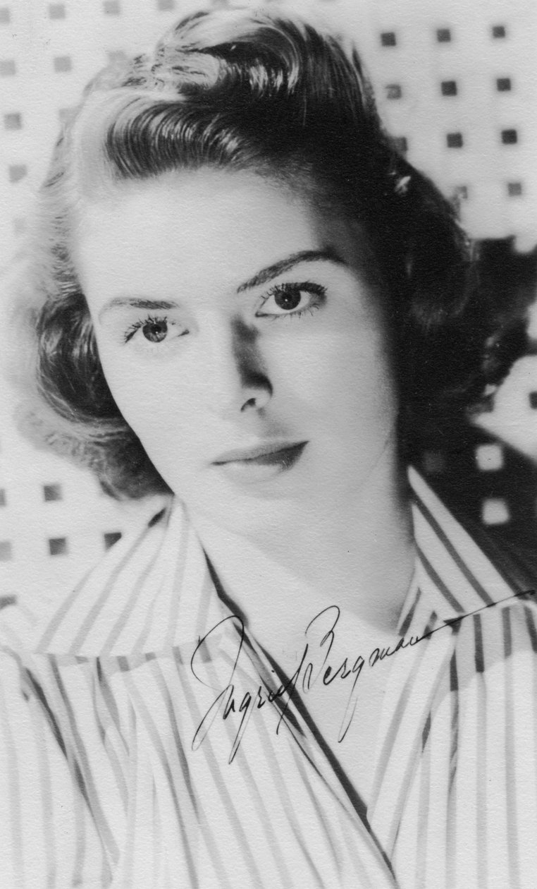 Ingrid Bergman 1915-1982, ruotsalainen näyttelijä, 1930-luku tekijältä Unbekannt
