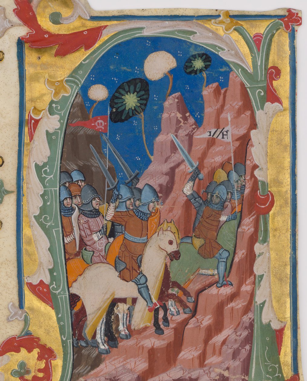 Alkuperäinen A Maccabees-taistelulla, n. 1360-70. tekijältä Unbekannt