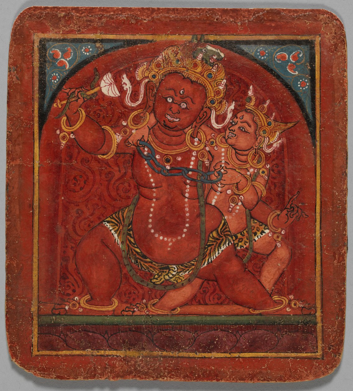 Vihkimiskortti Tsakalis: Hayagriva, 1400-luvun alku. tekijältä Unbekannt