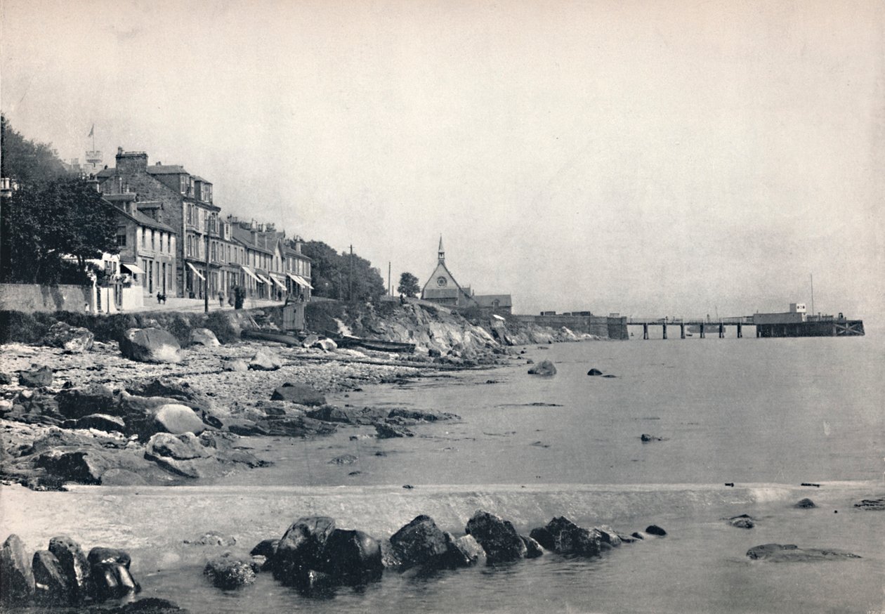 Innellan - Näytetään Rocky Beach ja Steamboat Pier, 1895 tekijältä Unbekannt