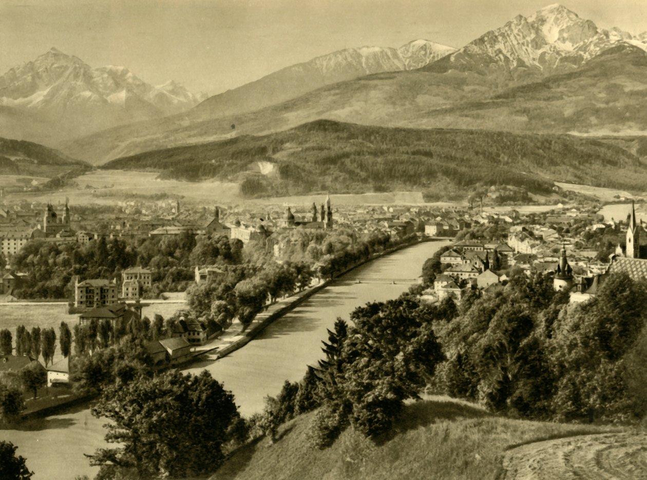 Innsbruck, Tiroli, Itävalta, vuodelta 1935. tekijältä Unbekannt